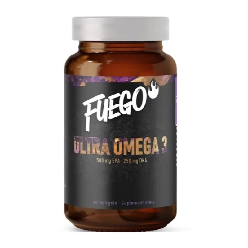 Комплекс Омега-3 EPA 500 мг DHA 250 мг + Вітамін E FUEGO Ultra Omega 3 500 mg EPA / 250 mg DHA капсули