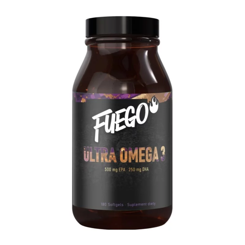 Комплекс Омега-3 EPA 500 мг DHA 250 мг + Вітамін E FUEGO Ultra Omega 3 500 mg EPA / 250 mg DHA капсули - Зображення 3
